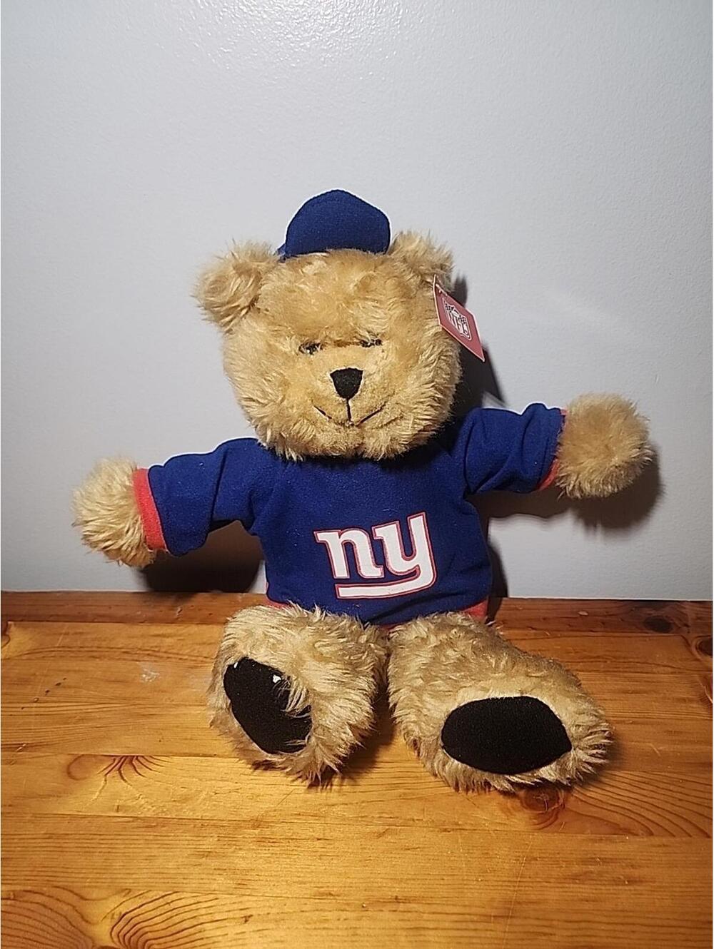 Good Stuff NY Giants NFL Teddy Bear Plush 10" Vintage,